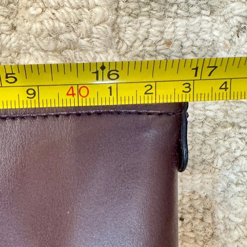 Coach Ava Legacy Tote Bag in Oxblood